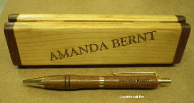Lepardwood Pen and Box